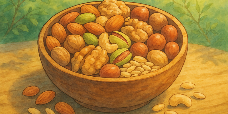 خشکبار مناسب رژیم